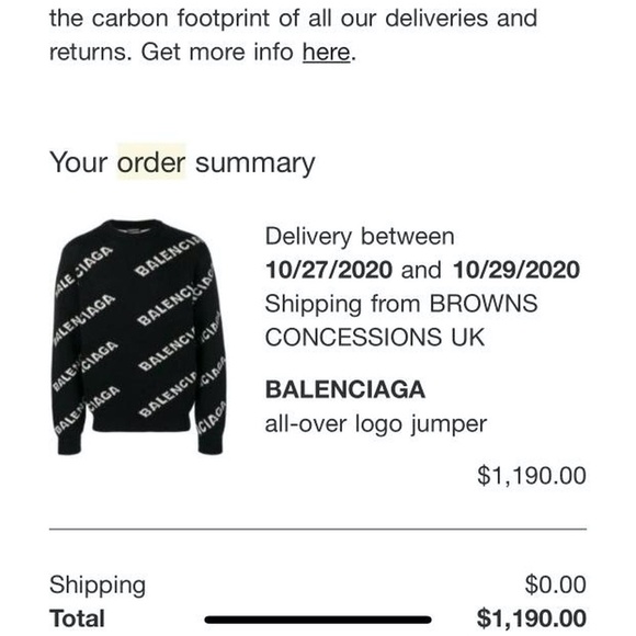 Balenciaga Black and White Logo Sweater - Picture 4 of 6